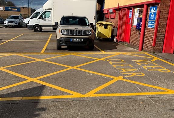 London Road Marking Removal