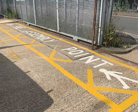 Road Marking in Crystal Palace